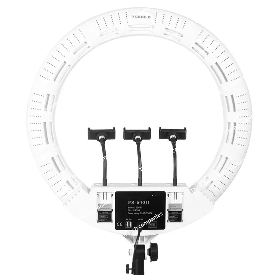 

100W ring lamp FS 640II Live Broadcast Vlog Fill Ring Light eyelash artist
