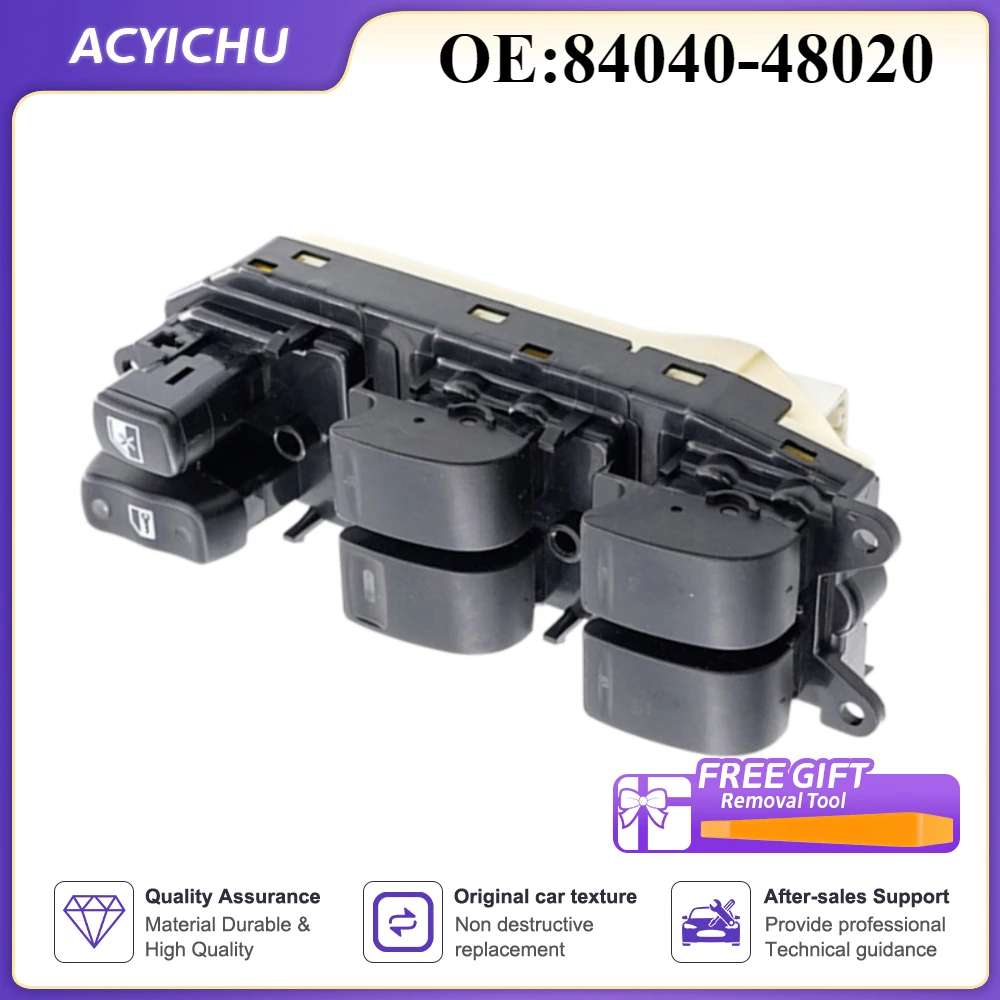 84040-48020 8404048020 Left Driver Side Electric Master Power Window Control Switch For Lexus RX300 1999 2000 2001 2002 2003