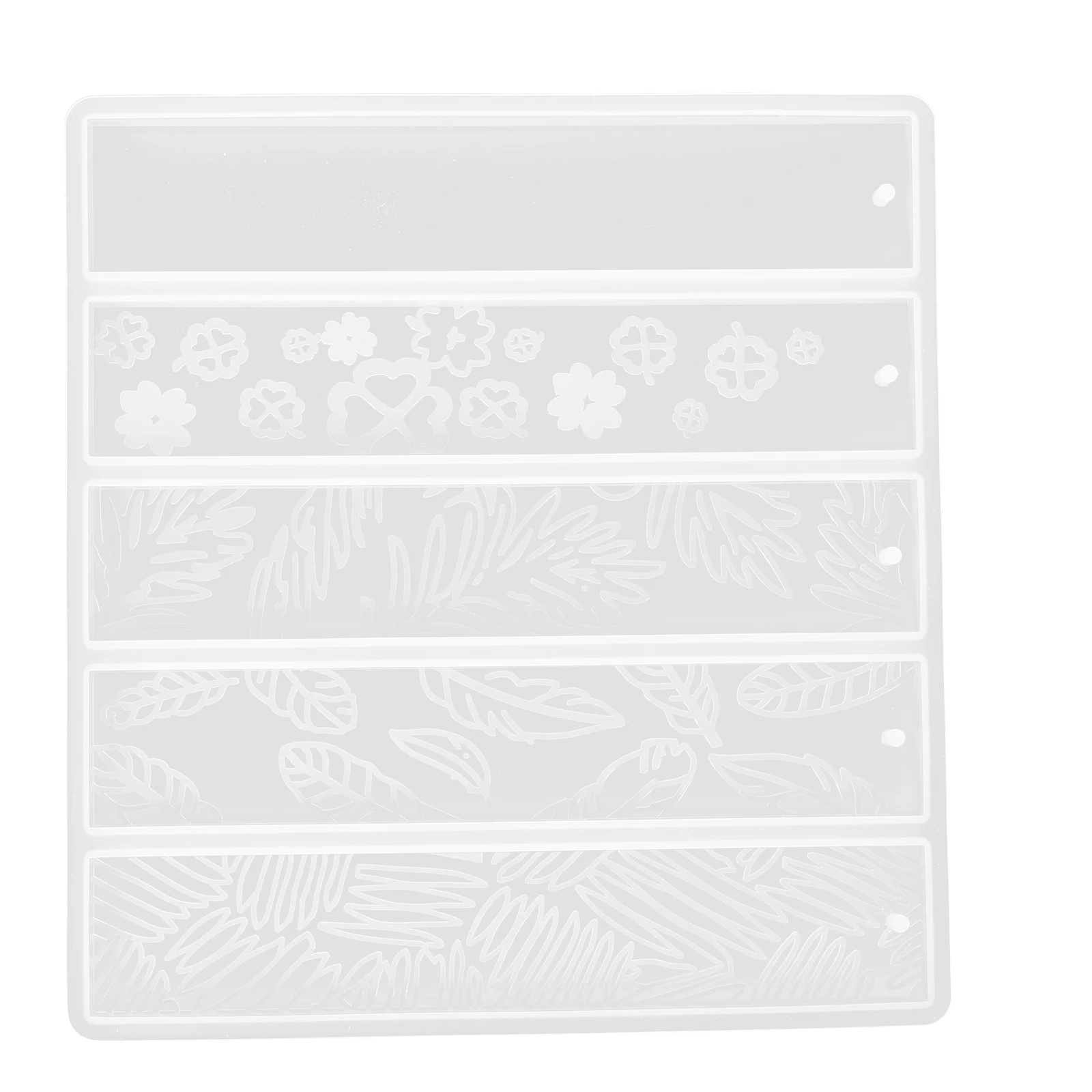 

Silicone Bookmark for Resin Bookmark Molds For Resin Casting Casting DIY H Maker Square Shape Epoxy Pendant Mold Jewelry