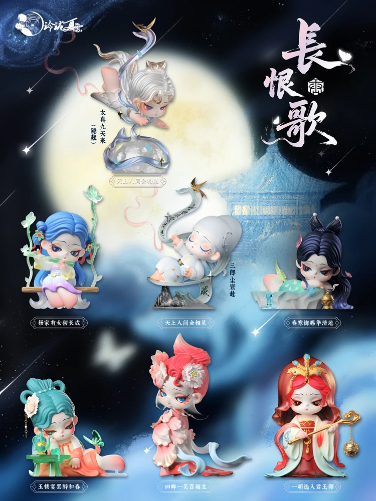 

Dodosugar Linglong Summer Charm Shyi Series Blind Box: Милая аниме-фигурка, модная игрушка, сюрприз, подарок на день рождения