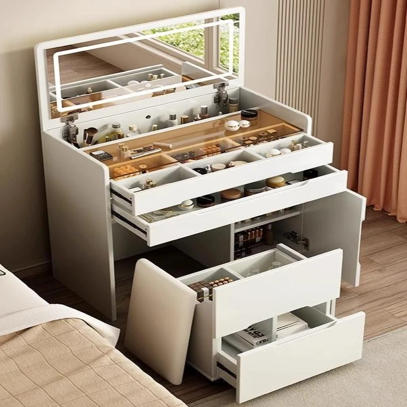 

New dresser fashionable modern simple bedroom small apartment chest writing table with drawers makeup table bedside table