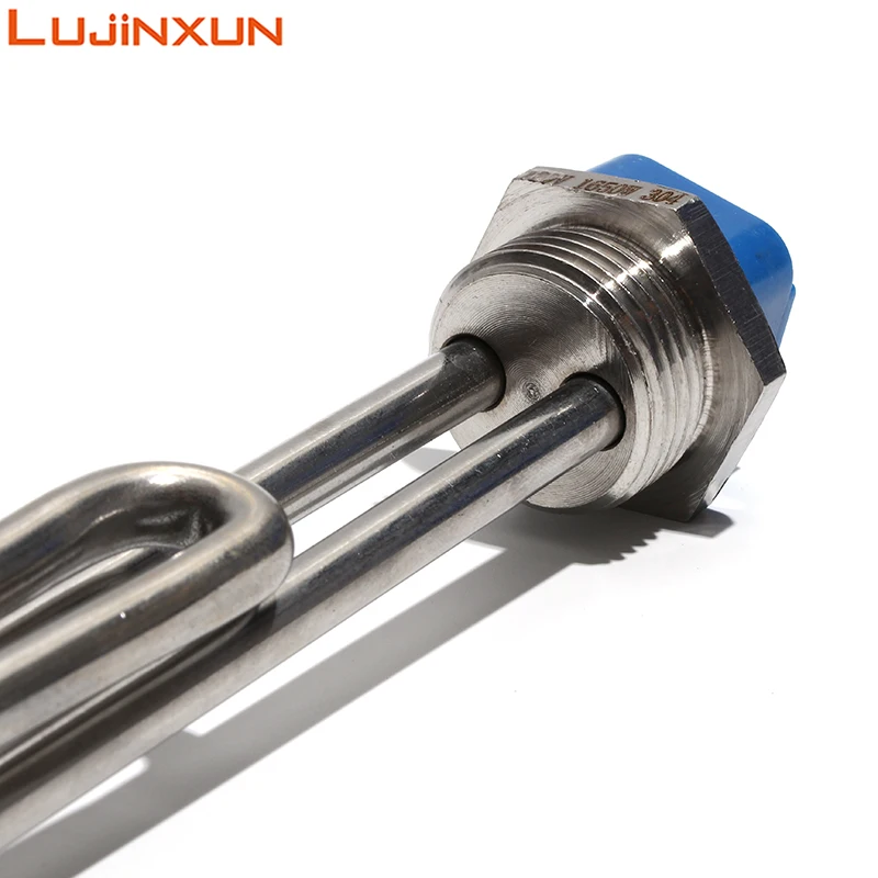 LUJINXUN 120V 1650W Foldback Water Heater Element Screw-In Lime Life Heating Element with Low Watt Density