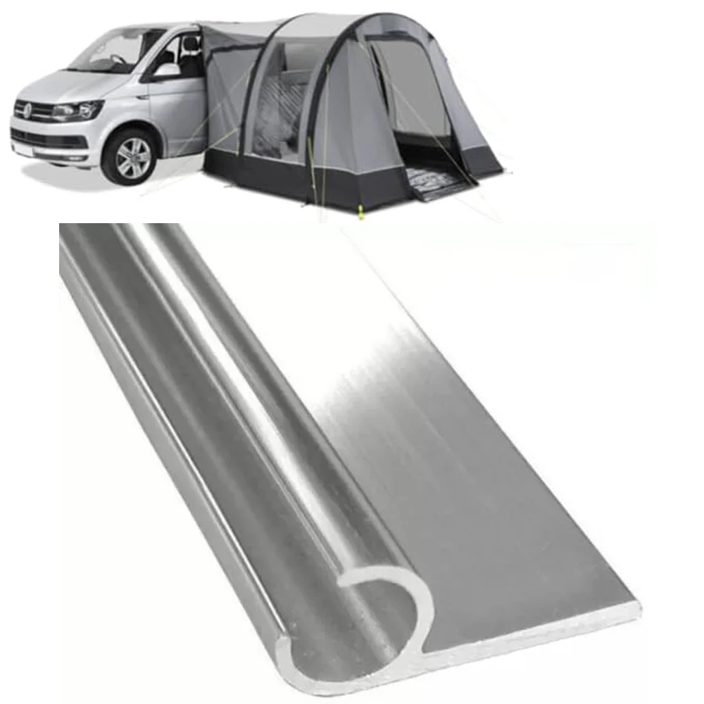 8 X 0.5m Aluminium Awning Rail For Motorhome Campervan Caravan Awning Rail C Channel Strip With D/S Tape 400 Cm Vehicle Parts