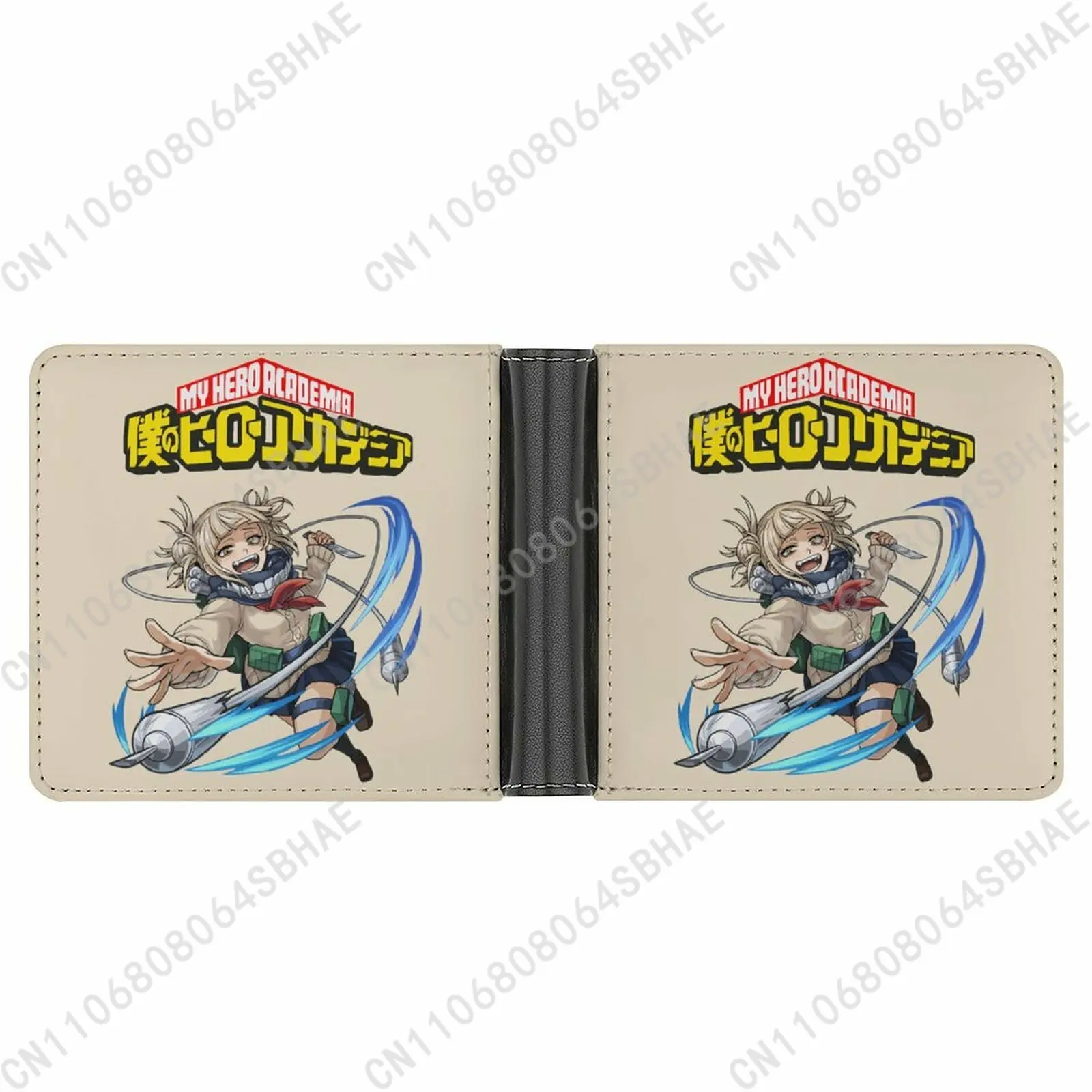 

My Hero Academia Himiko Toga Trendy Leather Wallet Teenage Girls Boys Personalized Slim Credit Card Holder Small Purse School