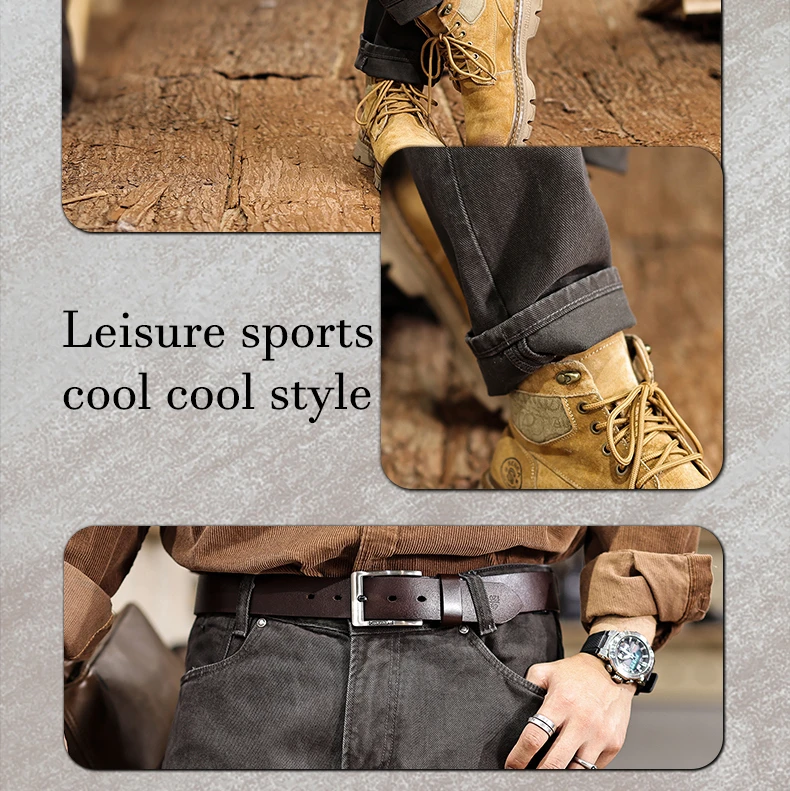 Heavyweight 100% Cotton Cargo Pants for Men Vintage American Workwear Loose Straight Fit Patchwork Outdoor Logger Trousers