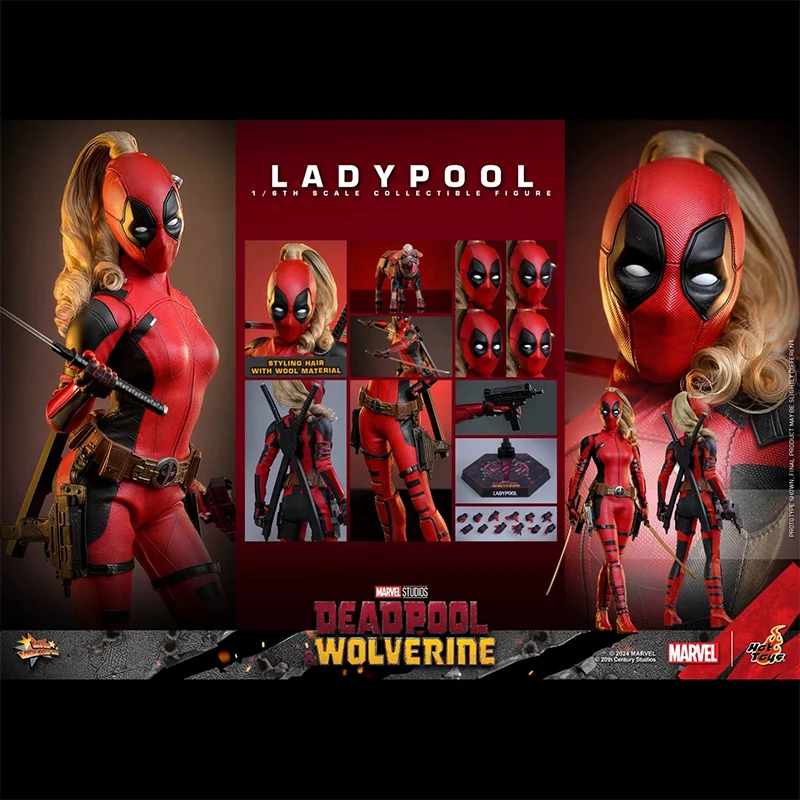 

В наличии: HOT TOYS Ladypool Deadpool 1/6, подвижная коллекционная модель MMS747, Дэдпул и Волкърлен, HT Ladypool