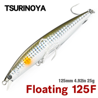 TSURINOYA STINGER 125F 125mm 25g Floating Minnow 67m Ultra Long Casting Sea Fishing Lure Hard Bait High Strong For Large Game