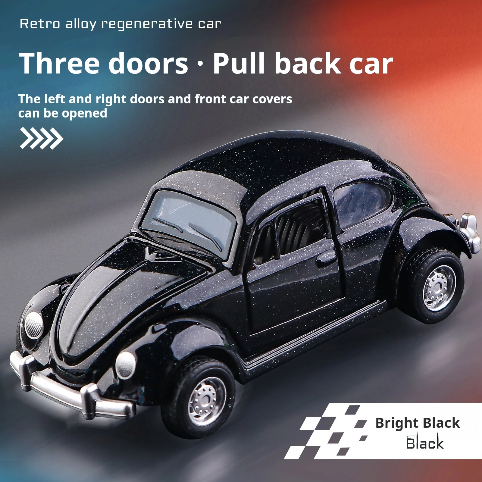 

Ретро-модель классического автомобиля из сплава, масштаб 1:32, с функцией отката, литая под давлением, имитация автомобиля, декоративная модель для детей, подарок для мальчиков