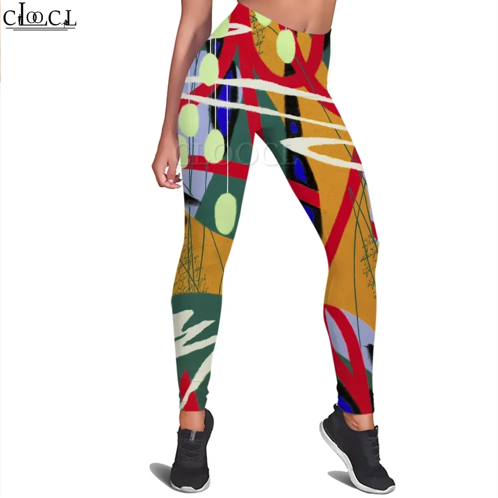 CLOOCL New Women Legging Colorful Art Pattern 3D Printed Casual Trousers for Female Gym Workout Outdoor Jogging Hip Hop Pants
