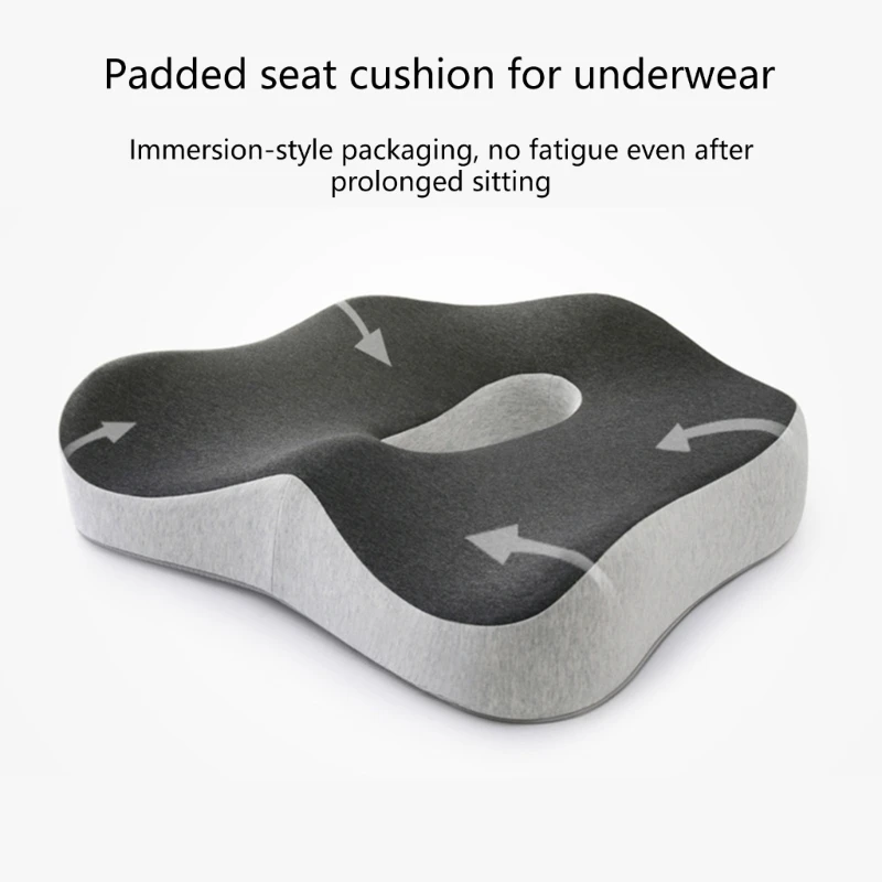 

Thickened Pressure Relief Sitting Pillow Removable Washable Cover for Sedentary Work Driving Comfort