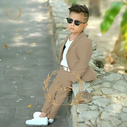 Boys fashion suit 2-piece set (jacket + pants) children's casual wear, customized suit for boys 2~16 years old