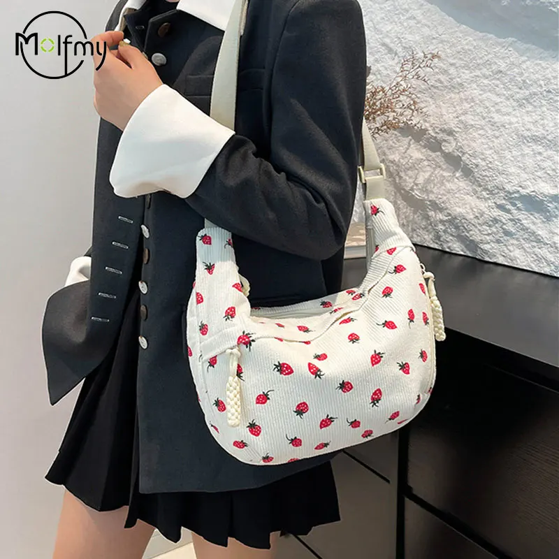 

Strawberry Crossbody Bags for Women Fashion Shoulder Handbag Sweet Women's Crossbody Bag Travelvacation Women's Bag Dropshipping