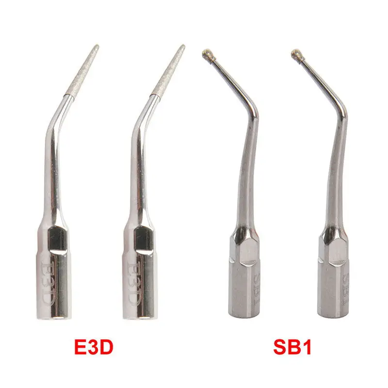 AZDENT Dental Ultrasonic Scaler Endo Perio Scaling Tips for EMS WOODPECKE Ultrasonic Scaler Handpieces E1 E2 E3 P1 P3 G1 G3