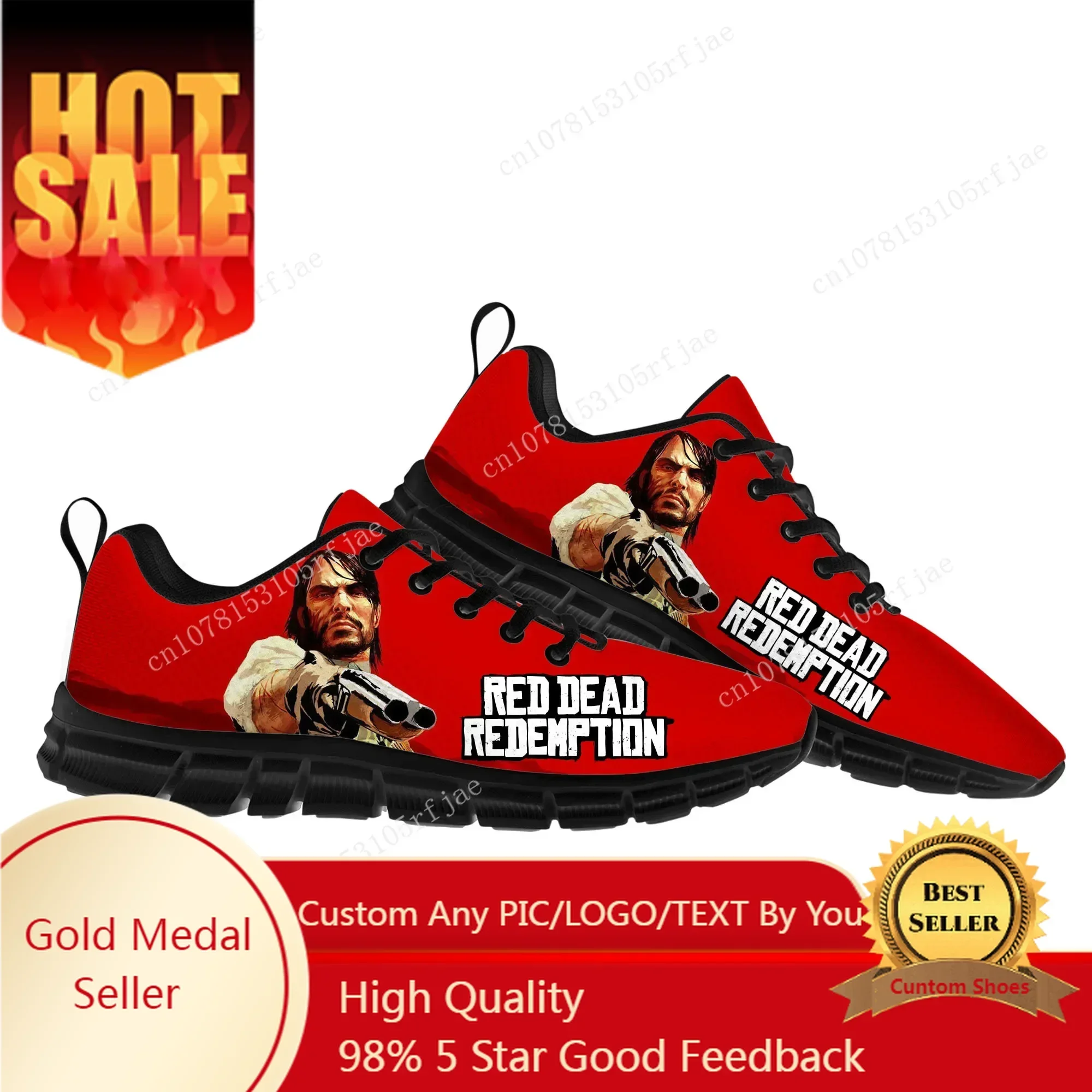 Video Game Red Dead Redemption Sports Shoes Mens Womens  Sneakers Sneaker Custom Built Shoe