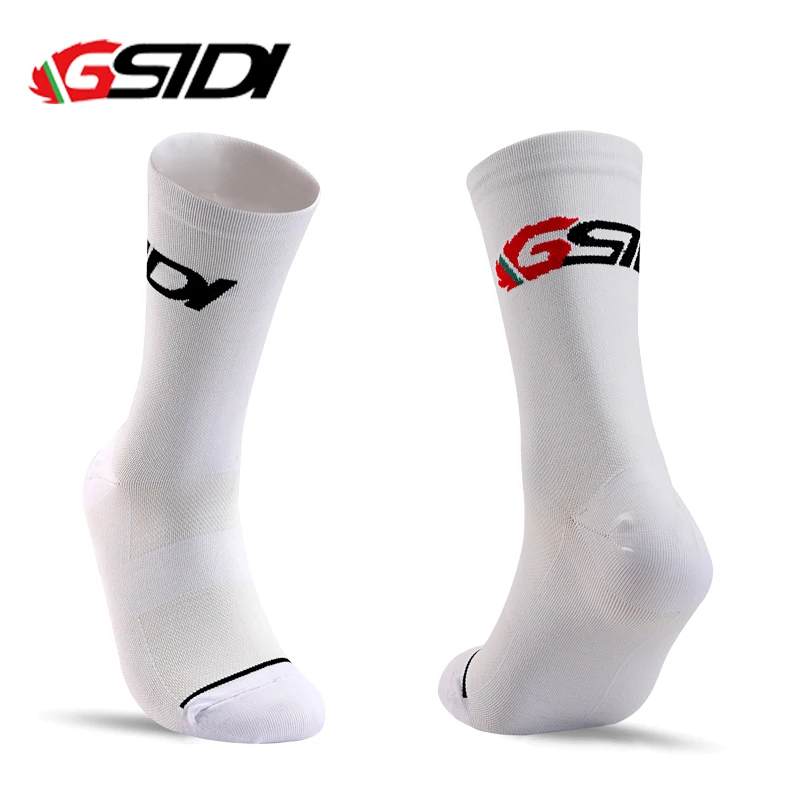 Gsidi Nieuwe Fietssokken Hoge Kwaliteit Compressie Heren Fiets Outdoor Dames Hardlopen Professionele Sport Hardlopen