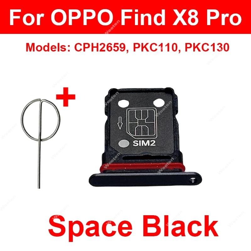 SIM Card Tray For OPPO Find X8 Find X8 Pro Ultra Sim Card Holder