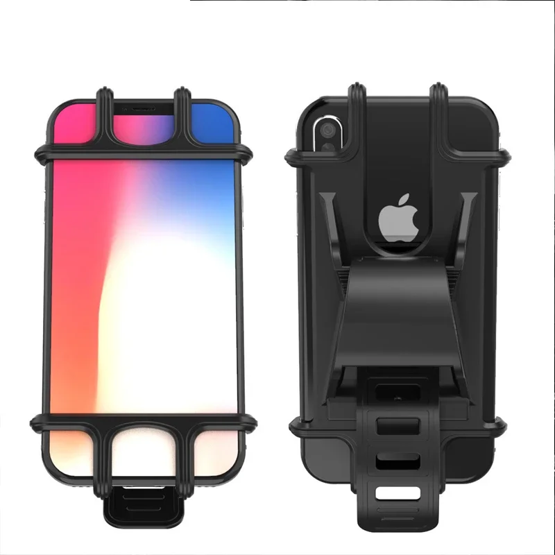 Suporte de telefone de silicone para bicicleta, suporte de celular para bicicleta, motocicleta, iphone, samsung, xiaomi, gsm, houder fiets