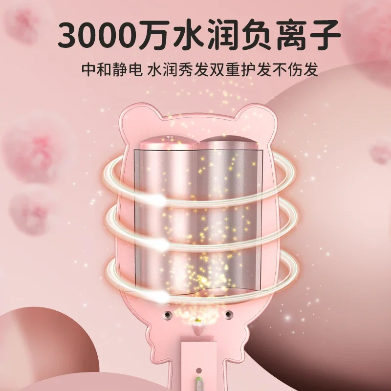 220V Egg Roll Head Curling Wand with Ionic Technology - Achieve Chic Water Wave and Huge Curls Effortlessly