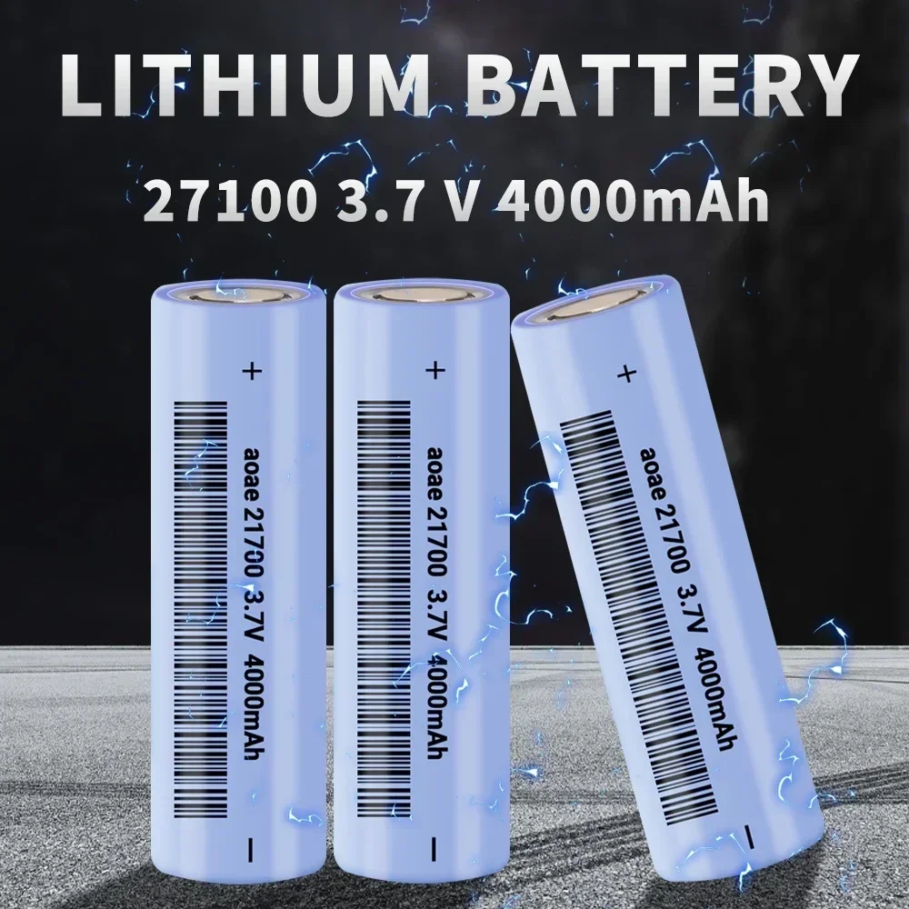 

4000mAh INR21700 Lithium Rechargeable Battery 3.7 V High-discharge Battery High-drain 21700 Li-ion Battery For E-bike Scooter