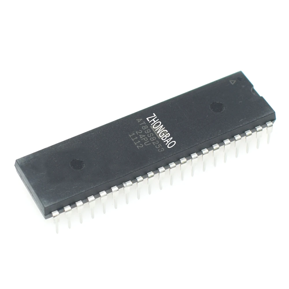 Microcontrolador de 8 bits, 10 piezas, DIP-40, DIP40, AT89S8253, 8253, nuevo y original