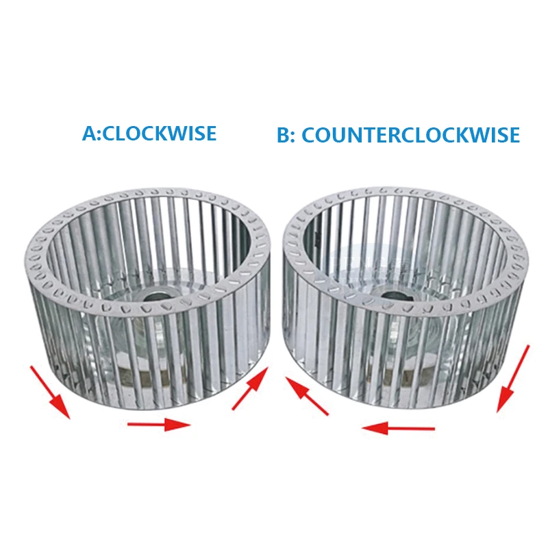 Factory direct sales stainless steel riveted multi-wing wind turbine forward tilting centrifugal fan impeller