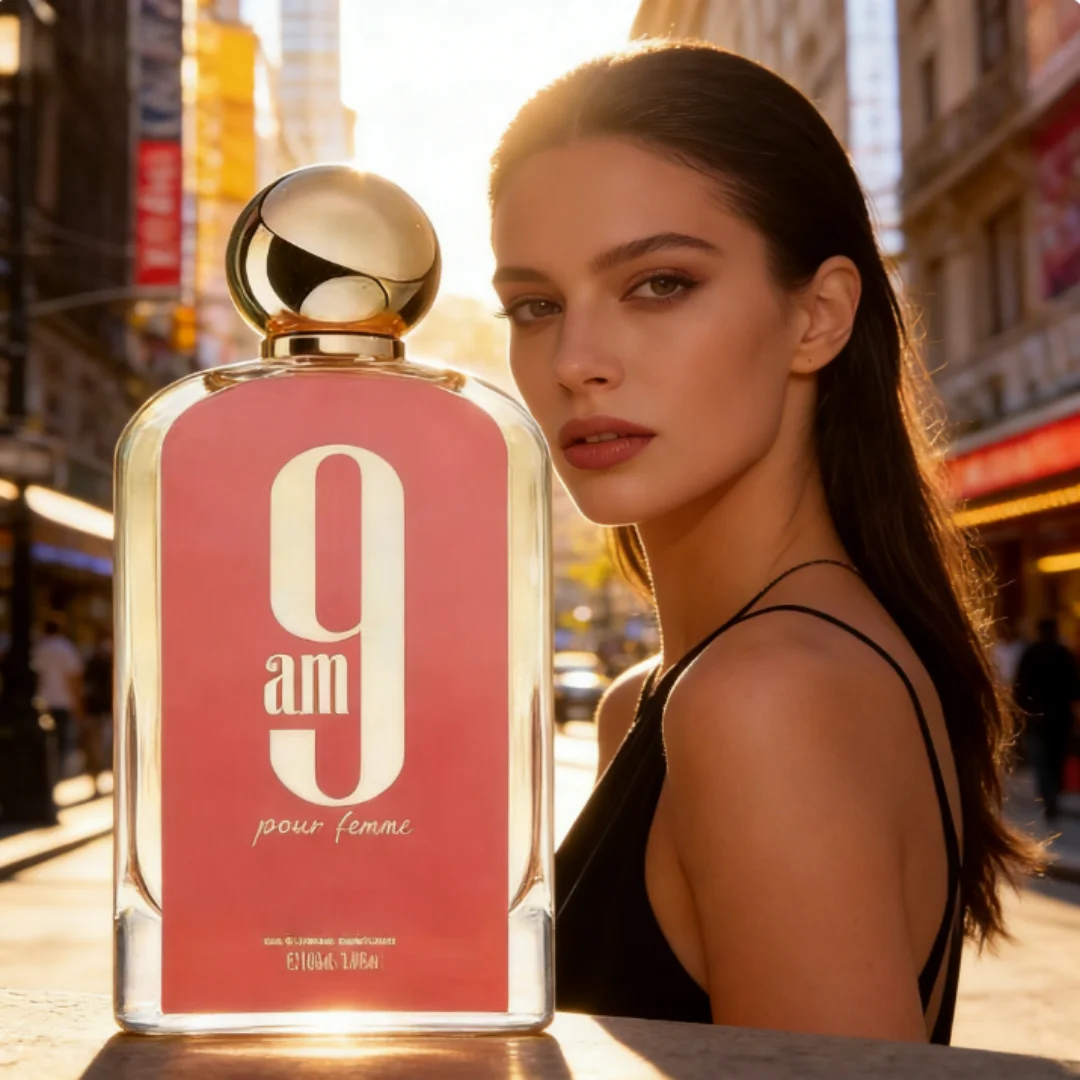 

9 AM for Unisex Eau De Parfum 3.4Oz 100ml Long lasting Pheromone Fragrance for Men and Women High Quality Cologne Perfume