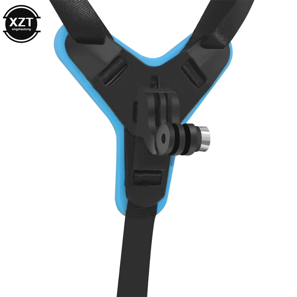 รถจักรยานยนต์คางหมวกกันน็อกขาตั้งที่ยึดสำหรับ GoPro Hero 5/6/7 Action กล้องเพื่อการกีฬา Seluruh Wajah ผู้ถือรถจักรยานยนต์อุปกรณ์เสริมกล้องถ่ายรูป