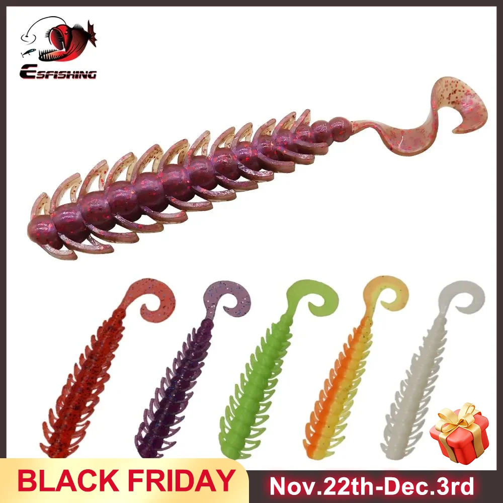 70mm 2.8g Soft Baits for Pike Bass