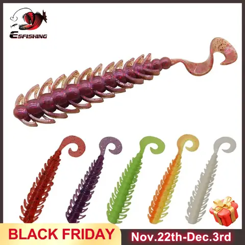 70mm 2.8g Soft Baits for Pike Bass esfishing