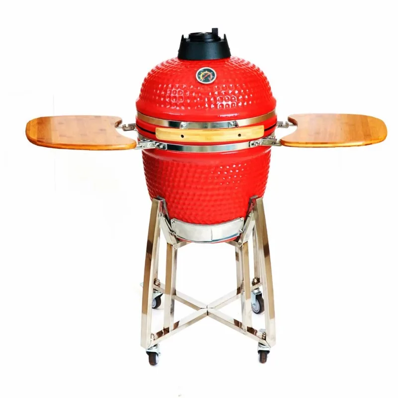 HY-G18 حار بيع 18 بوصة في الهواء الطلق تنوعا عربة الطين فرن عمودي الفحم السيراميك شواء كامادو #1