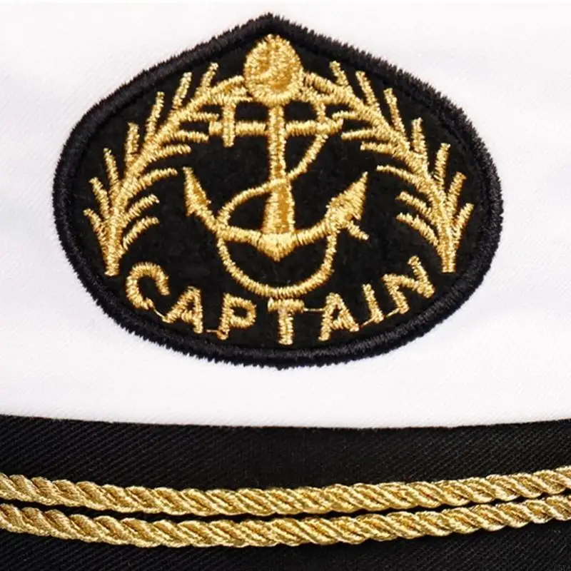 

L5YA Novelty Marine Cap Kids Role Play Costume Hat School Activity Performances Hats