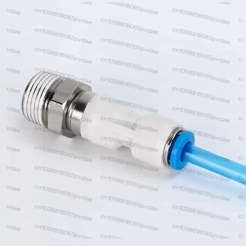 Tool Parts Pneumatic Air Fitting 360° Rotary Connectors Swivel Joint High Speed Rotation /8/10/12mm MaleThread M5 Quick Coupling