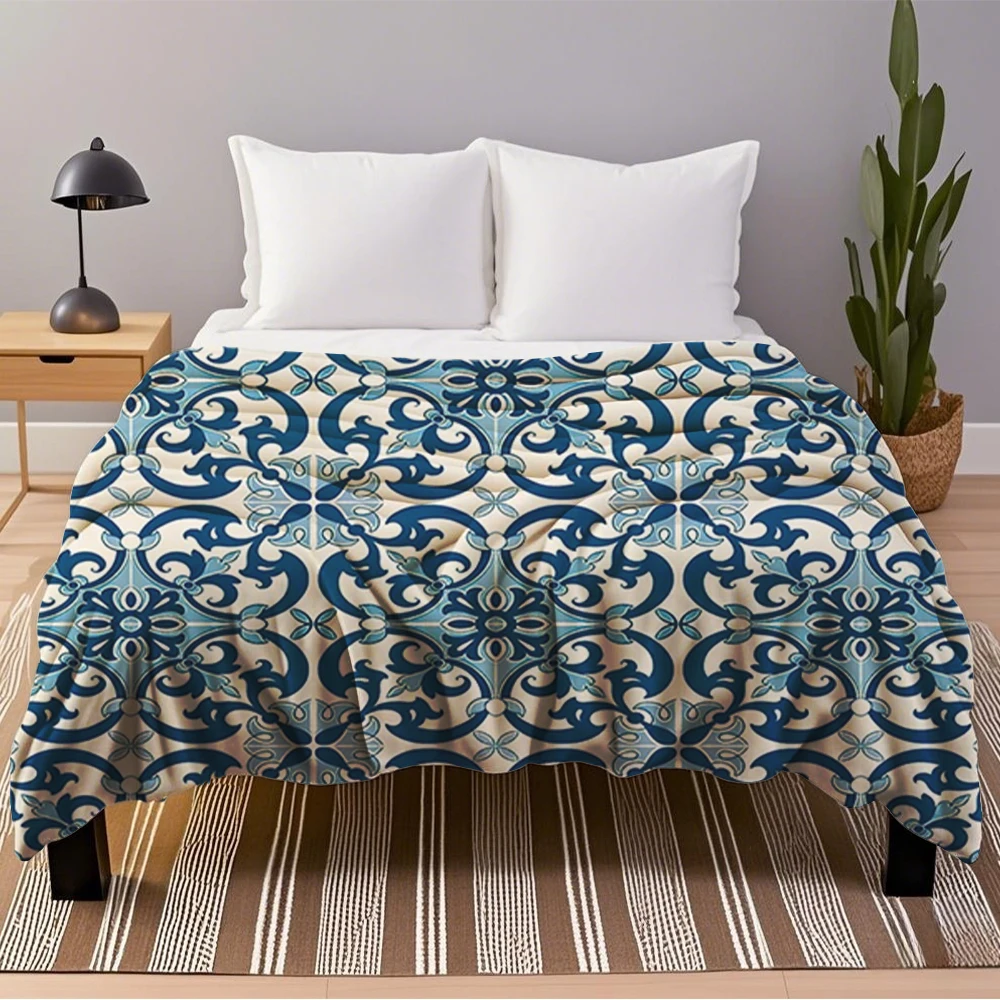 

Seasonal Decor Scandinavian Design Flannel Cozy Blankets American Flag Skull All Bedcover Hospitality Bedding Hypoallergenic