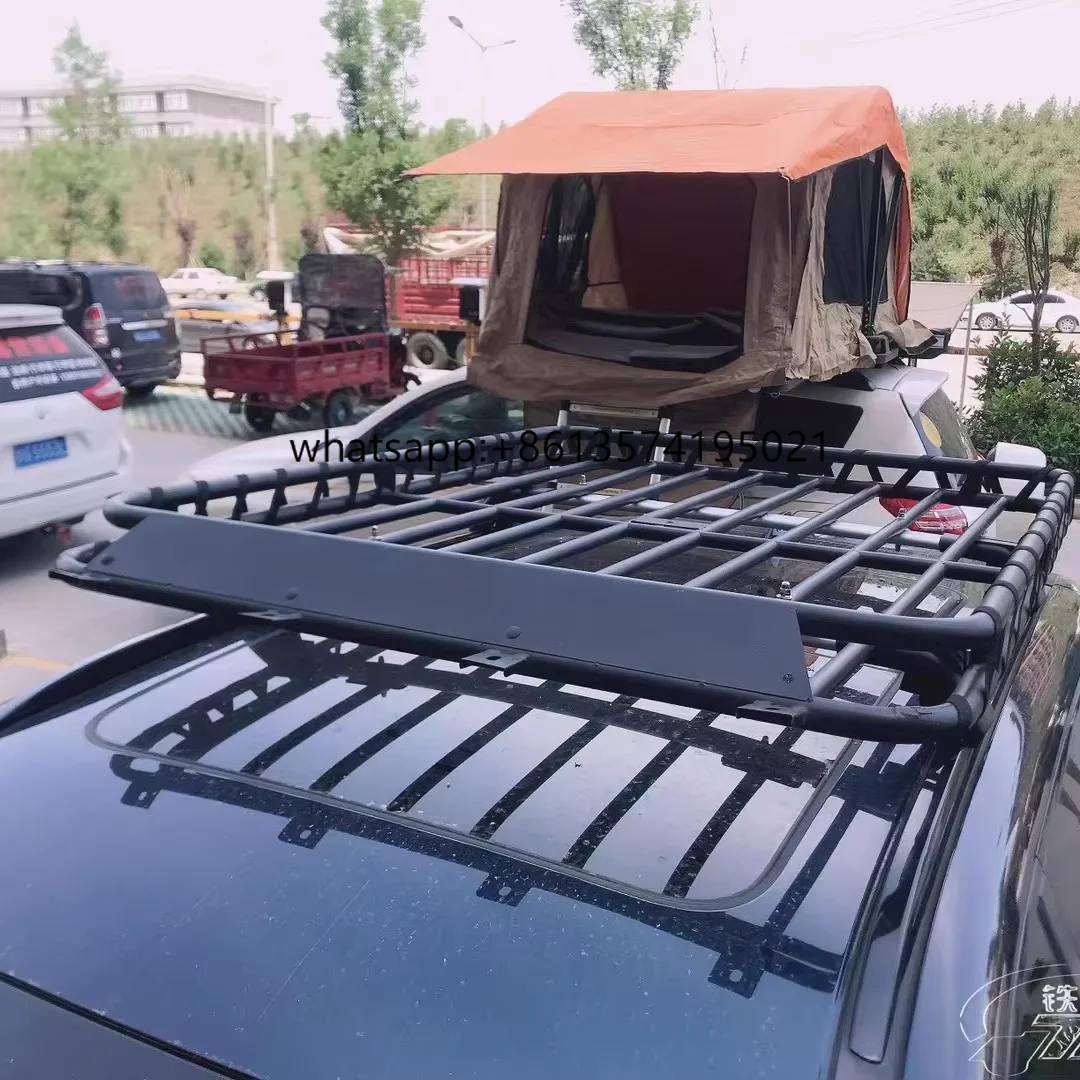 

Universial Ruozhou 4X4 BLACK ROOF RACK LUGGAGE STEEL ROOF RACK for VW Amarok