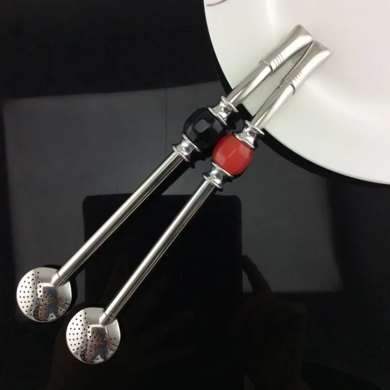 ماصات من الفولاذ المقاوم للصدأ قابلة لإعادة الاستخدام لشاي yernba mate ، bombilla ، القرع ، المشروبات ، ملحقات البار