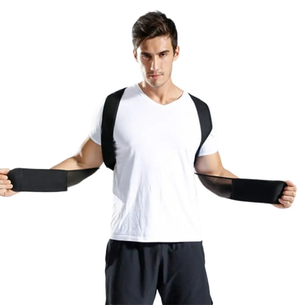 

Comfortable Posture Corrector Breathable Cotton Material Clavicle Brace Eight Open Design Ergonomics Design
