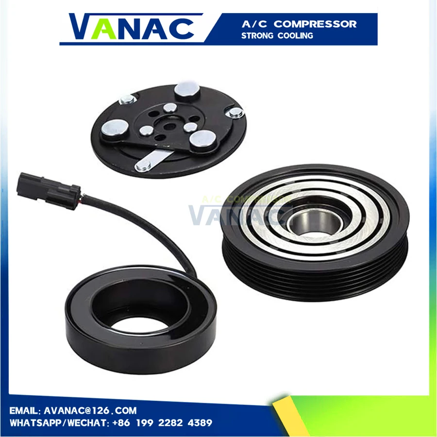 Air AC A/C Compressor Clutch Pulley SD7H15 67576 55037466AC 55037466AE 55037466  for CHRYSLER JEEP CHEROKEE Liberty V6 3.7 6PK