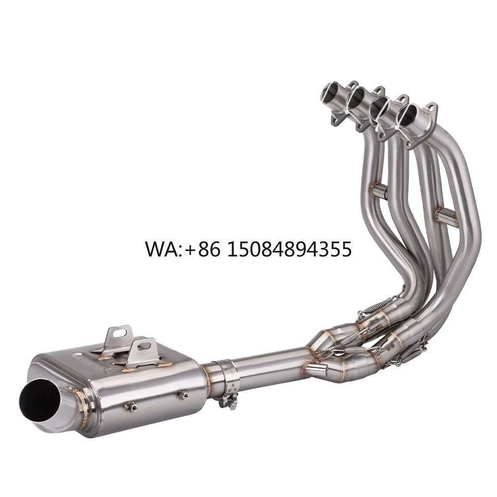 

Reinforced Low Torsion Exhaust Pipe for Zx4rr Zx4r Motorcycle Complete 51mm Gauge Stainless Steel Exhaust System New Condition