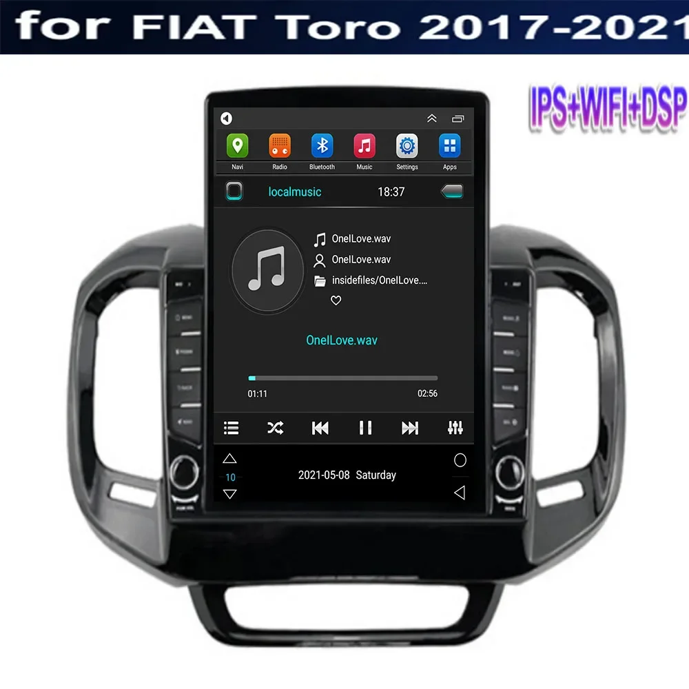 سيارة أندرويد 14 Carplay لشركة فيات تورو 2017 - 2030 ل تسلا نمط راديو السيارة ستيريو 2 الدين Carplay السيارات 2DIN مشغل وسائط متعددة لتحديد المواقع