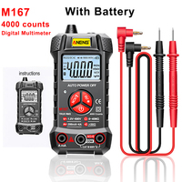 ANENG M167 AC/DC Digital Mini Multimeter Profesional 4000 Counts Electrical Instruments Tester Auto Range Meter Multimetro Tools