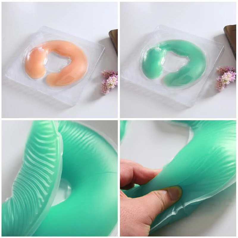 Silicon U-Shape Pillow Soft SPA Beauty Massage Special Pad Salon Face Massage Relax Beauty Care Cushion Pad Latex Prone Pillow