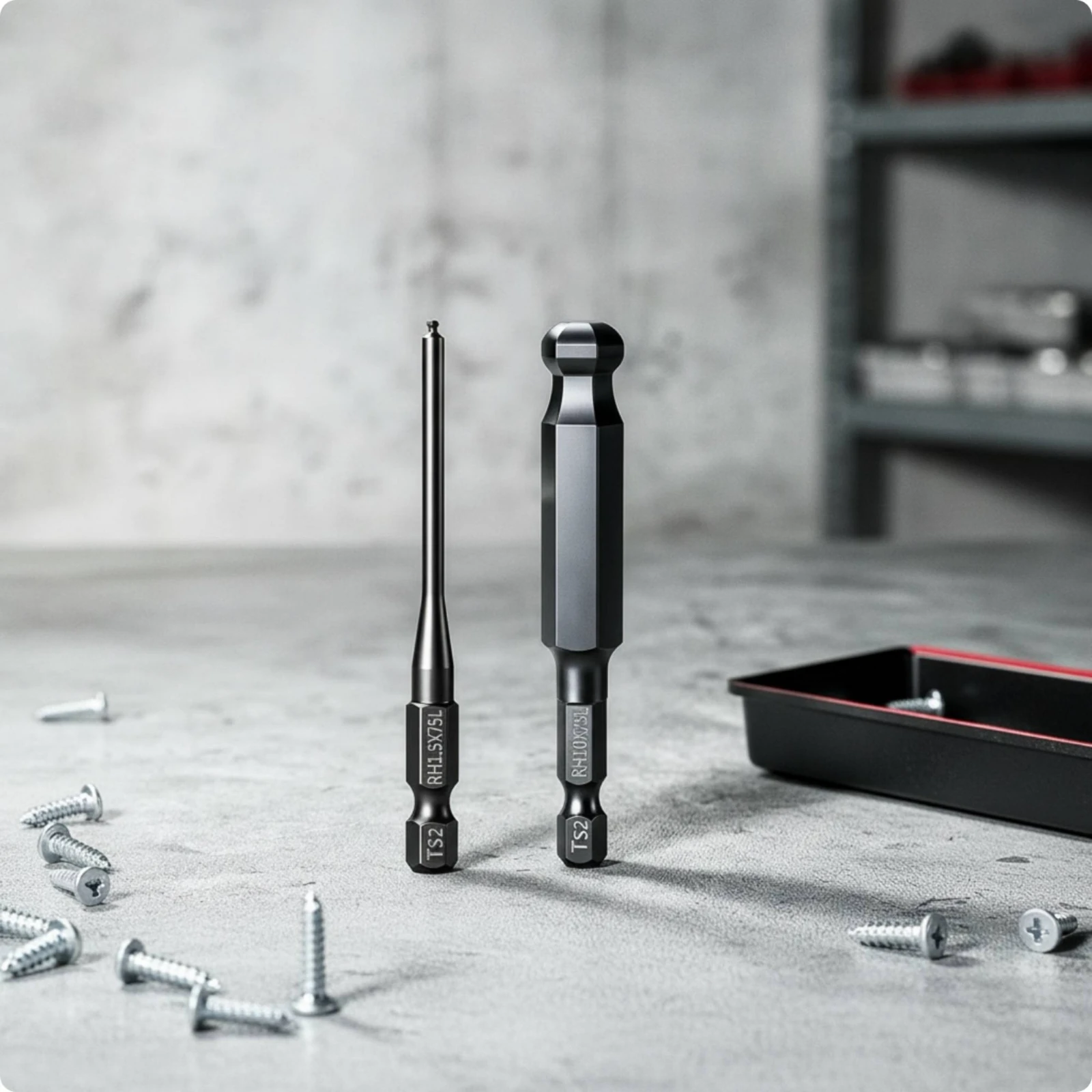 Ball End Hex Bit Corrosion-Resistant Ball Point Hex Screwdriver Bit Tool Sturdy High Precision for Mechanics, Tight Compartments view 3