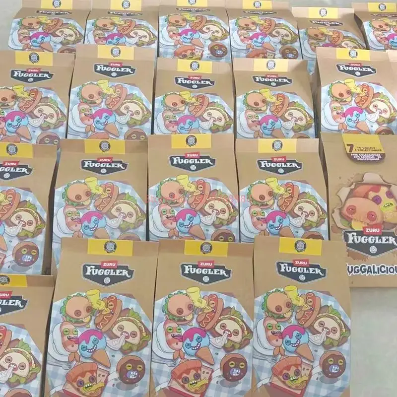【voorverkoop】Nieuwe officiële echte Fuggler Yami Yami-serie hamburger donut-stijl prachtige knuffel kussen geschenkblinde doos