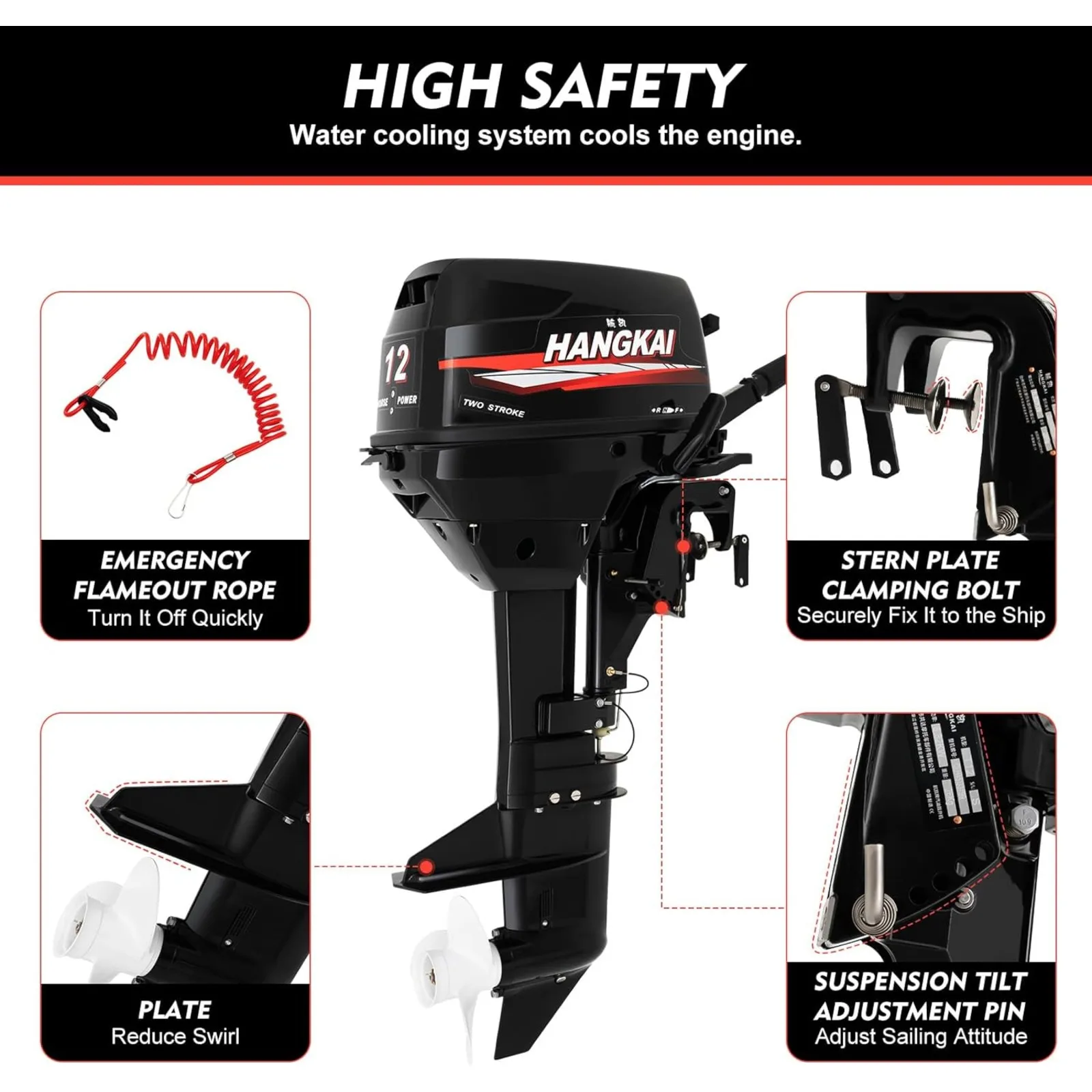 2 Stroke 12HP Outbo…