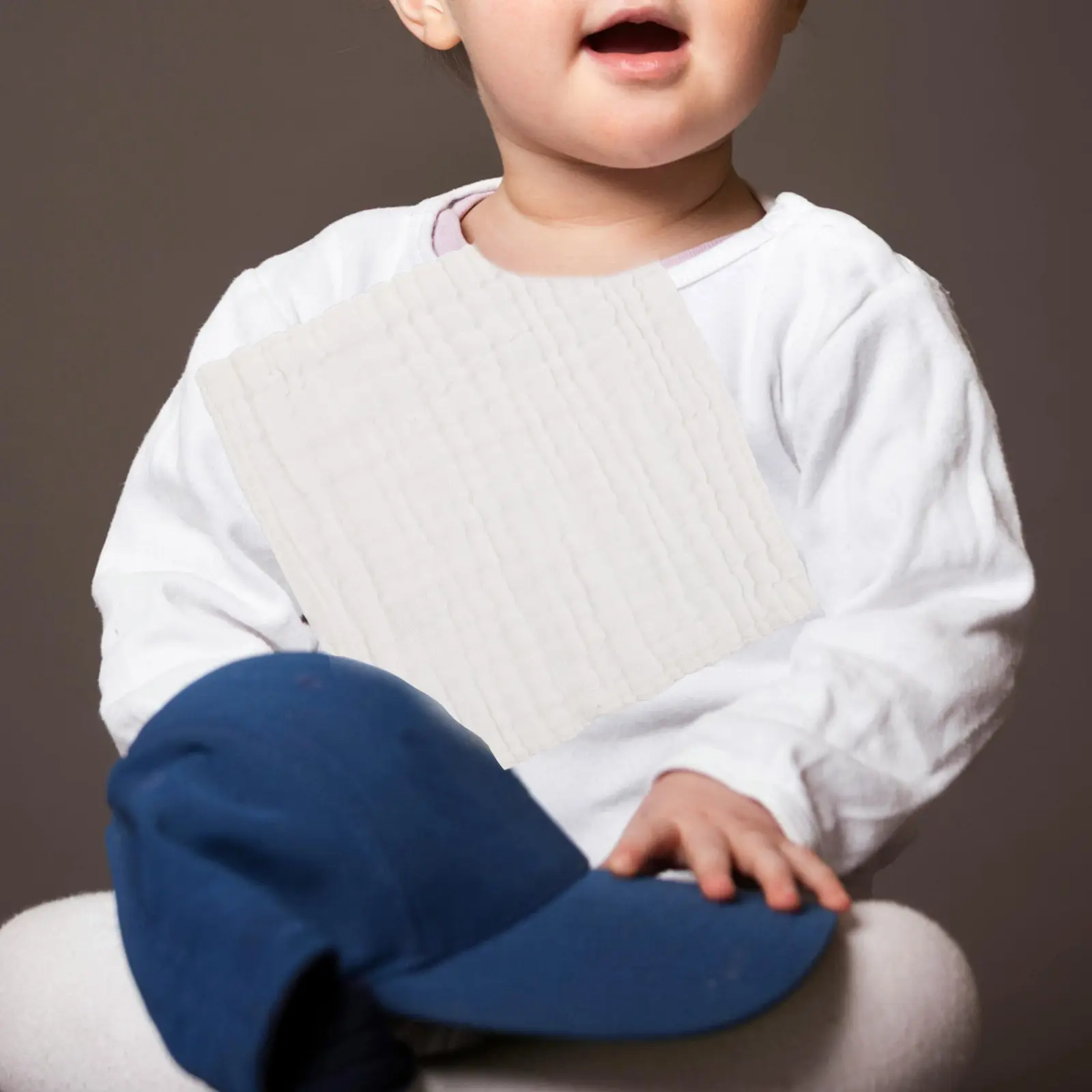 

Набор из 10 хлопковых салфеток для младенцев: мягкие, дышащие, квадратные, для лица, тела и отрыжки, для новорожденных