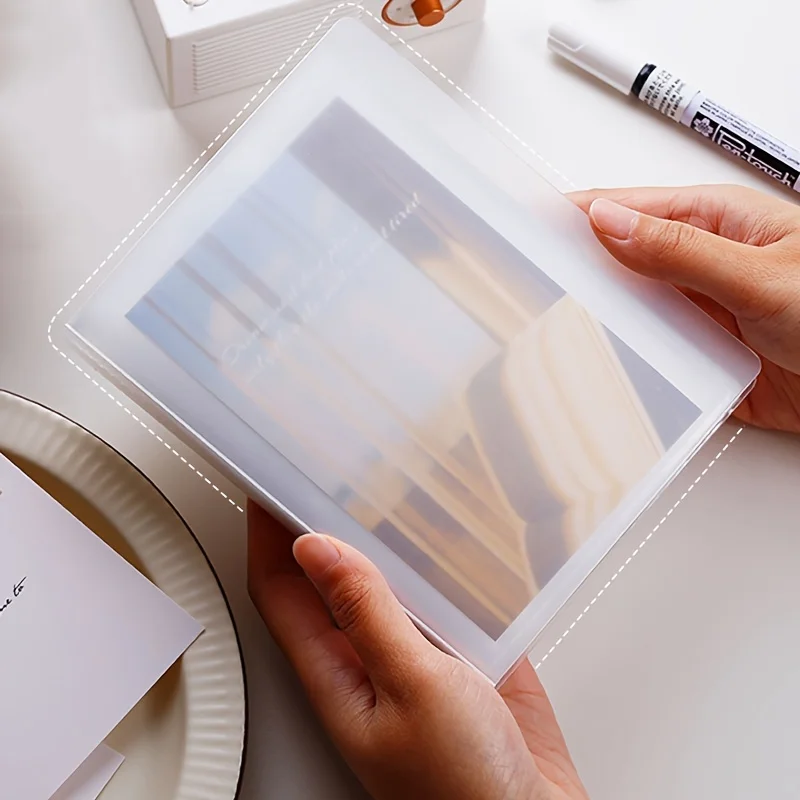 40 Sheets A6 PP Reusable Collecting Album for Collecting Stickers Labels Sticker Book Storage