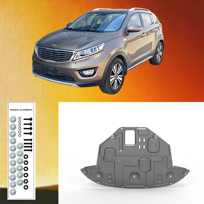 Engine lower guard plate Underbody protective panel Front bumper Plate for  Kia Sportage 2010-2014 2.0L 2.4L