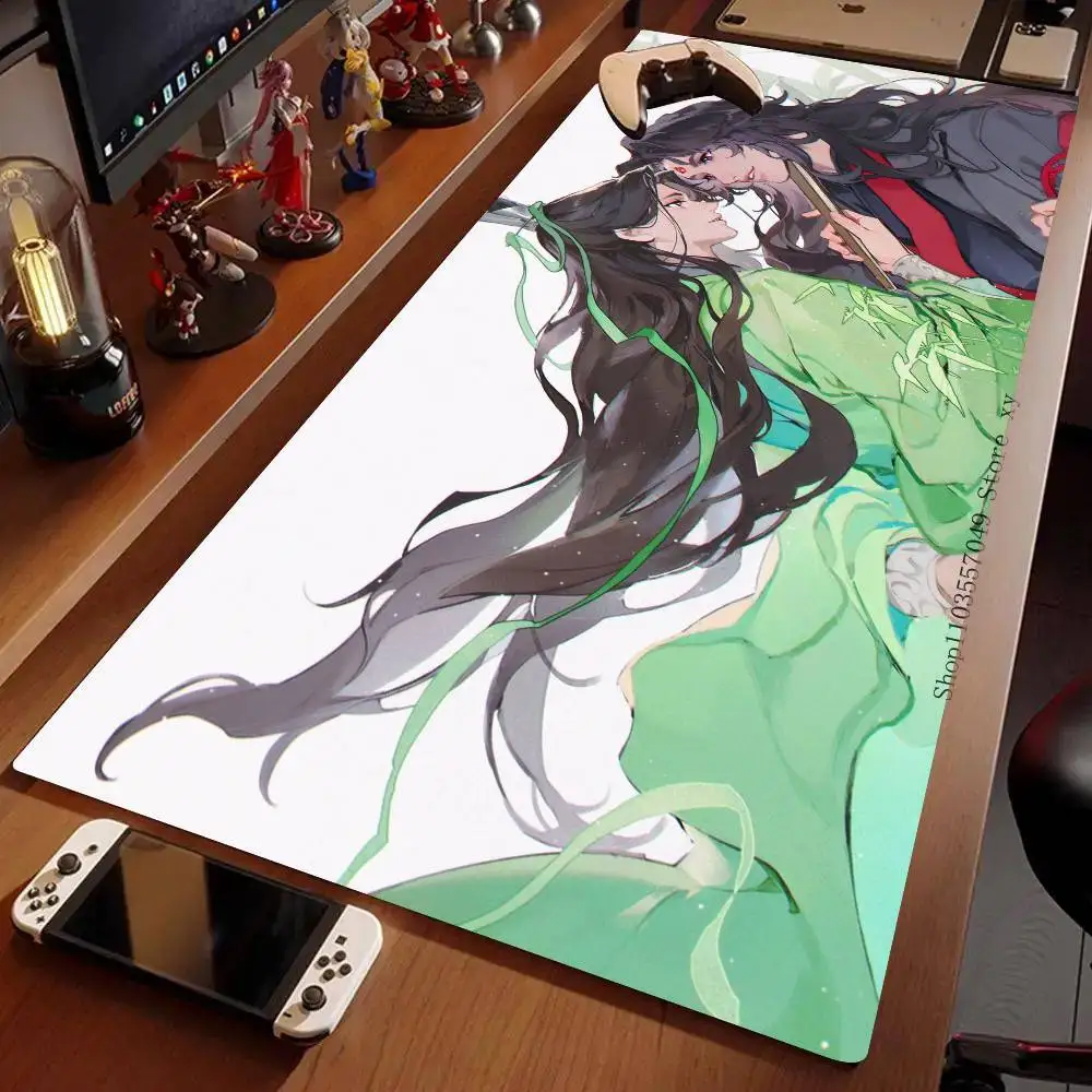 Anime The Scum Villains Self-saving Mousepad Non-slip Suitable For Office Computers Laptops E-sports Game Desk Mats XXL Keyboard