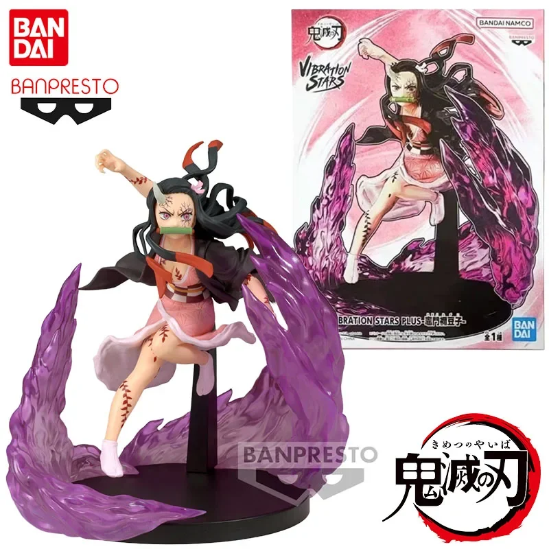 

Bandai Genuine Banpresto Demon Slayer Anime Figure VIBRATION STARS Kamado Nezuko Action Toys Boys Girls Gift Collectible Model