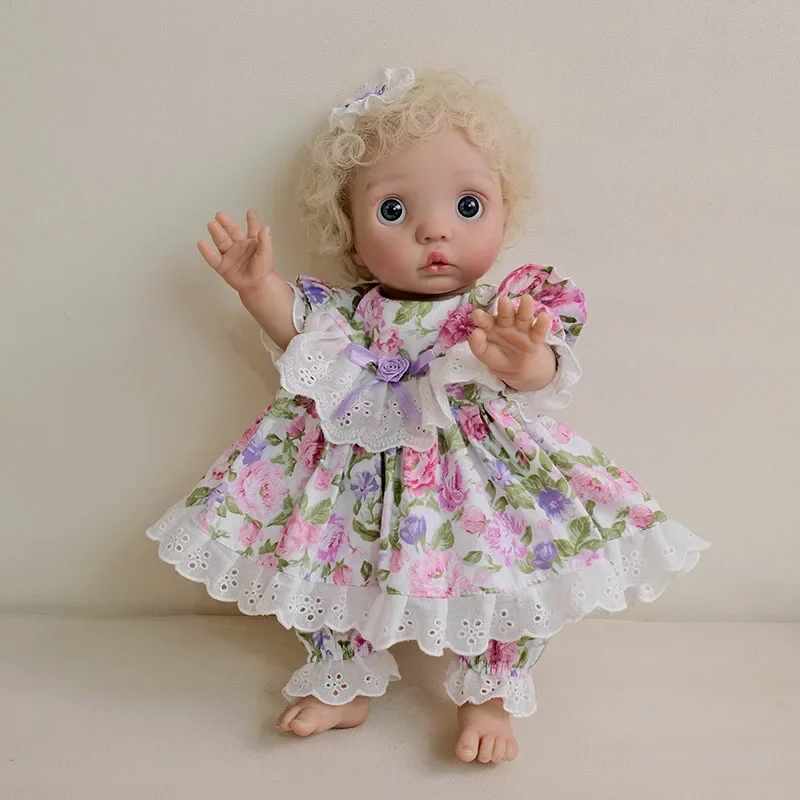 

16inch Full Body Hand Made High Quality Detailed Painting Fairy Peeka Lifelike Real Soft Touch Small Doll Cute handy Baby